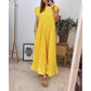 🔥Hot Sale 49% OFF🔥Women Pleated Simple Solid Color Dress👗FREE SHIPPING