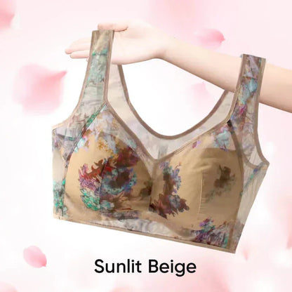 Lace Buttonless Comfortable Bra