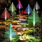 🎅Christmas Hot Sale 50%OFF 🤩🎄7 Color Changing Solar Christmas Trees Lights