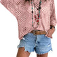 🔥💐SPRING DAY SALE - ONLY £14.99!!⚡50K+ SOLD!✨Womens Bohemian-Inspired Beige Crochet Top with V-Neck