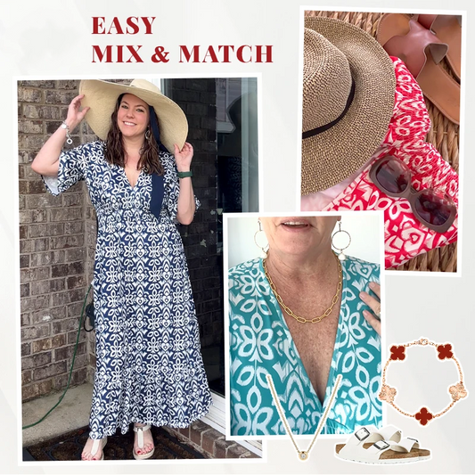 💥Limited time special price ￡14.99!⏱️Bohemian casual print V-neck waist wrap long dress