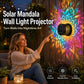 💡Last Week Sale Only £7.99!!💓Solar Mandala Wall Lights Outdoor, 7 Color Changing Waterproof Solar Fence Lights for Garden Patio Yard Backyard Decor🎁🏠