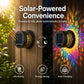 💡Last Week Sale Only £7.99!!💓Solar Mandala Wall Lights Outdoor, 7 Color Changing Waterproof Solar Fence Lights for Garden Patio Yard Backyard Decor🎁🏠