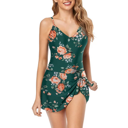 🩱Women's Tummy Control Slim Fit Plus Size One Piece Swimsuit.