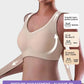 🎉LAST DAY SALE - 60% OFF⚡Easy Front‑Close Cross Back Posture Corrector Bra Wireless Full Support Comfort Bra