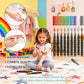 ⏰LIMITED SALE 70% OFF - BUY 2 GET 1 FREE!!🎨✨️10-Color Temporary Tattoo Markers Set
