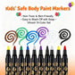 ⏰LIMITED SALE 70% OFF - BUY 2 GET 1 FREE!!🎨✨️10-Color Temporary Tattoo Markers Set