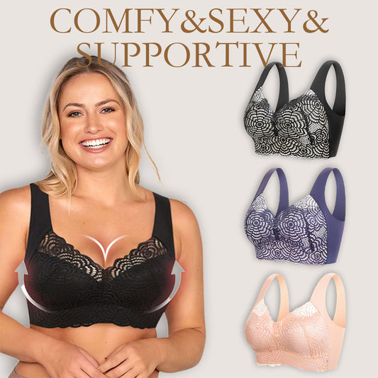 🤩HOT SALE-49% OFF🔥Ultimate Lift & Support Lace Plus-Size Bra
