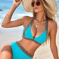 👙Last Day Promotion 56% OFF🔥Sexy V-neck Women's Holiday Swimsuit With Wavy Pattern