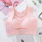 🎉LAST DAY SALE - 60% OFF⚡Easy Front‑Close Cross Back Posture Corrector Bra Wireless Full Support Comfort Bra
