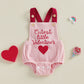 💕LAST DAY SALE 50% OFF!!💖Baby Girls Valentines Day Romper
