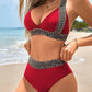 👙Last Day Promotion 56% OFF🔥Sexy V-neck Women's Holiday Swimsuit With Wavy Pattern