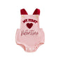 💕LAST DAY SALE 50% OFF!!💖Baby Girls Valentines Day Romper