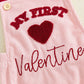 💕LAST DAY SALE 50% OFF!!💖Baby Girls Valentines Day Romper