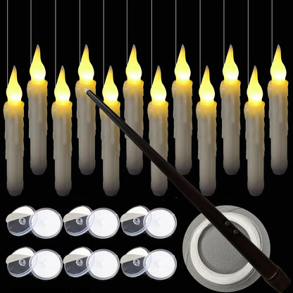 🔥FREE SHIPPING⚡Fantasy Floating Candles with Wand Remote🕯️