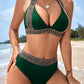 👙Last Day Promotion 56% OFF🔥Sexy V-neck Women's Holiday Swimsuit With Wavy Pattern