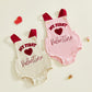💕LAST DAY SALE 50% OFF!!💖Baby Girls Valentines Day Romper