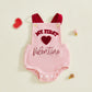 💕LAST DAY SALE 50% OFF!!💖Baby Girls Valentines Day Romper