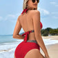 👙Last Day Promotion 56% OFF🔥Sexy V-neck Women's Holiday Swimsuit With Wavy Pattern