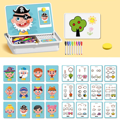 🏆LAST DAY SALE- 60% OFF🔥 Magnetic Puzzle Dress-Up Game Children's Double-Sided Educational Toy Portable Preschool Learning Toy - While Supplies Last🔥