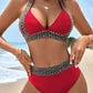 👙Last Day Promotion 56% OFF🔥Sexy V-neck Women's Holiday Swimsuit With Wavy Pattern
