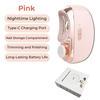 🏆New Year Sale-49% OFF🔥All in 1 Automatic Electric Nail Clipper with Polishing【Safe and convenient】