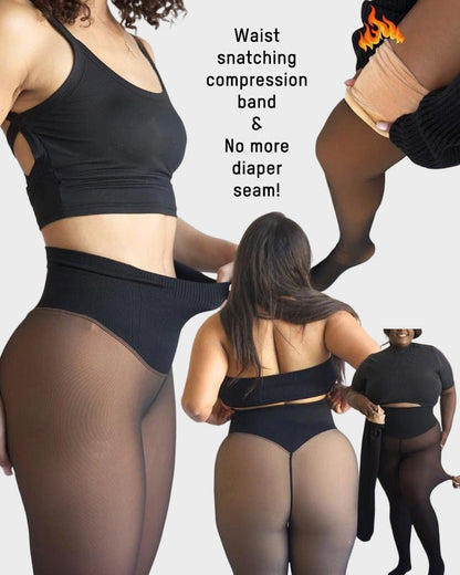 🍂This Week's Special Price: £12.99❄️One-Seam The-original Magic Fleece Lined Leggings✨