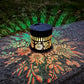 💡Last Week Sale Only £7.99!!💓Solar Mandala Wall Lights Outdoor, 7 Color Changing Waterproof Solar Fence Lights for Garden Patio Yard Backyard Decor🎁🏠
