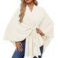 🎁LAST DAY 49% OFF-Elegant Shawl Wraps Soft Open Front Poncho Sweater