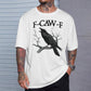 🏆LAST DAY SALE 49% OFF - Humorous Crow Graphic T-Shirt – Say It With a Caw!