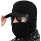 Winter Essentials Warm Hat, Thicken Faux Fur Outdoor Sports Hat with Removable Face Mask