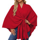 🎁LAST DAY 49% OFF-Elegant Shawl Wraps Soft Open Front Poncho Sweater