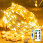 🎄💫8 Modes 100-600 Christmas LED Firefly Twinkle String Lights