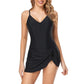 🩱Women's Tummy Control Slim Fit Plus Size One Piece Swimsuit.