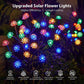 Outdoor Waterproof Cherry Blossom  Multicolor Solar Garden Lights