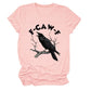 🏆LAST DAY SALE 49% OFF - Humorous Crow Graphic T-Shirt – Say It With a Caw!
