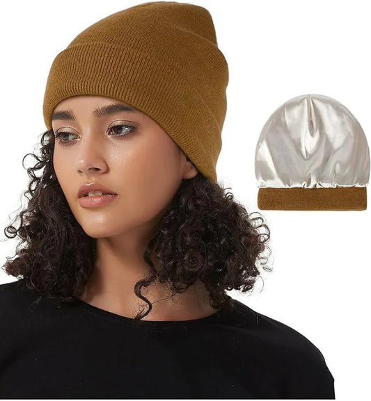 🔥HOT SALE 49% OFF🎁No static-No frizz-No tangle Hat❄️