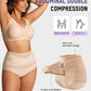 🌸 Last Day Special Price £9.99 ! 🔥Plus-Size High-Waist Cross Tummy Control Panties