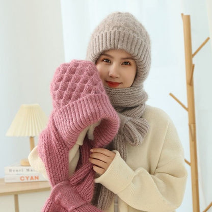 🎁Early Christmas Sale-49% OFF🎄Winter Versatile Knitted Hooded Scarf For Women