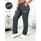 ⏳LIMITED TIME SALE:￡13.99!!🔥Women’s Straight-Leg Cargo Trousers – Elastic Waist, 6-Pocket Casual Pants for Work, Travel & Everyday Wear 👖✨