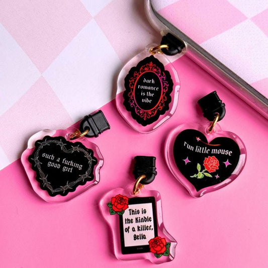 🌈Romance Reader Kindle/Phone Charms