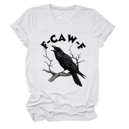 🏆LAST DAY SALE 49% OFF - Humorous Crow Graphic T-Shirt – Say It With a Caw!