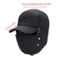 Winter Essentials Warm Hat, Thicken Faux Fur Outdoor Sports Hat with Removable Face Mask