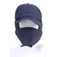 Winter Essentials Warm Hat, Thicken Faux Fur Outdoor Sports Hat with Removable Face Mask