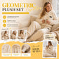 ⏳LAST DAY SALE ONLY ￡23.99!!🔥🍂 Embossed Geometric Plush Set – Timeless Comfort & Effortless Style For Every Occasion