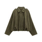🎁Last Day 49% OFF🔥Trendy Autumn Military Short Jacket for Women