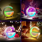 Multifunctional Bluetooth Speaker-Colorful Atmosphere Light Wireless Charging and Clock All-in-one Machine