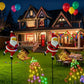 🎅Christmas Hot Sale 50%OFF! 🤩Christmas Claus Solar Kettle Lights