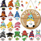 🌟Season Promotion Only ￡9.99🌟Your Year-Round Festival of Creativity!🎄Interchangeable Wooden Gnome Welcome Sign🎈