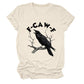 🏆LAST DAY SALE 49% OFF - Humorous Crow Graphic T-Shirt – Say It With a Caw!